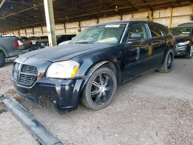 2D4FV47T16H117015 - 2006 DODGE MAGNUM SE BLACK photo 2