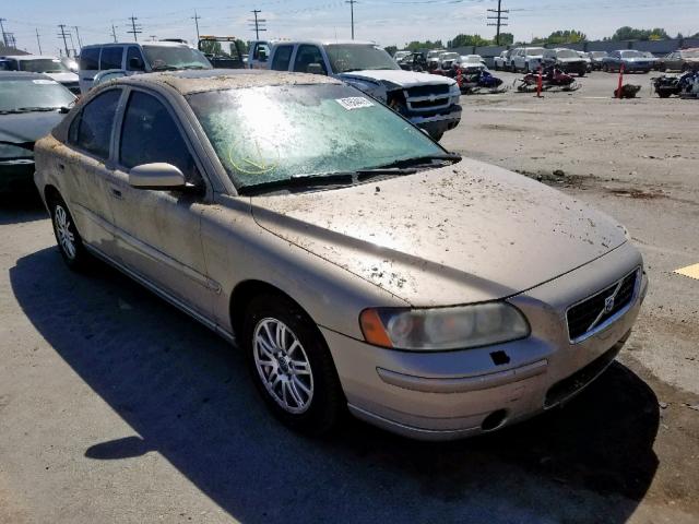 YV1RS640852435546 - 2005 VOLVO S60 BEIGE photo 1