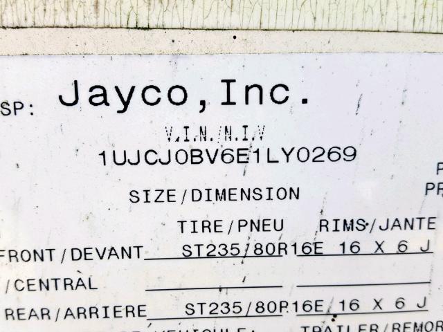 1UJCJ0BV6E1LY0269 - 2014 JAYCO EAGLE  WHITE photo 10