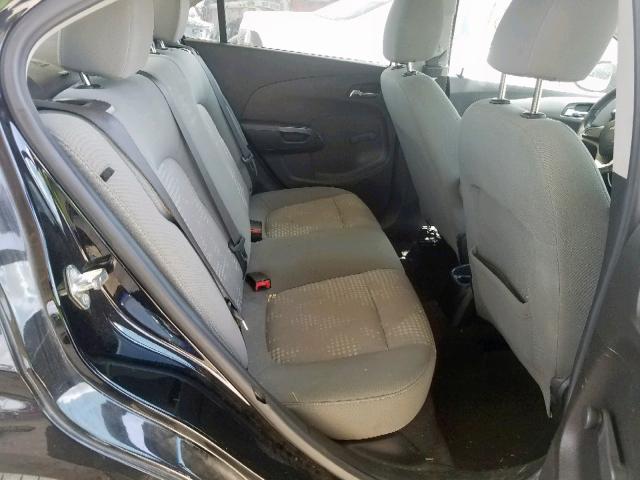 1G1JB5SH3C4140290 - 2012 CHEVROLET SONIC LS BLACK photo 6