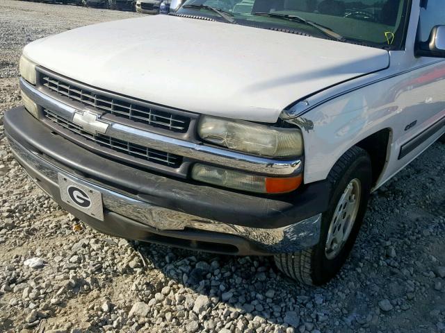 2GCEC19W621172650 - 2002 CHEVROLET SILVERADO WHITE photo 9