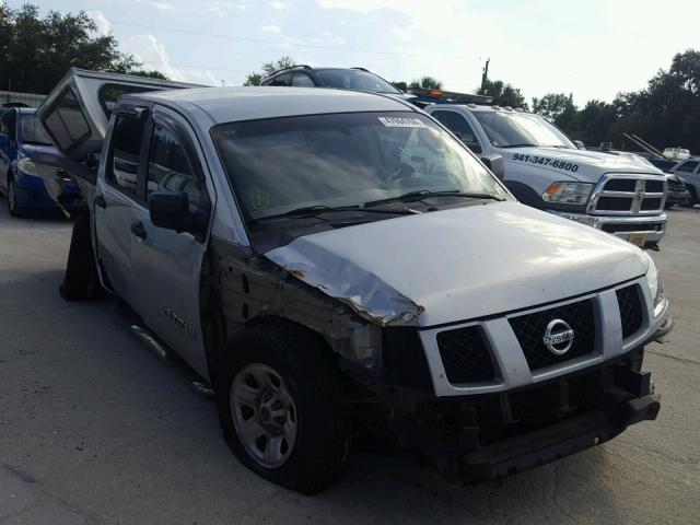 1N6BA07A05N546129 - 2005 NISSAN TITAN XE SILVER photo 1