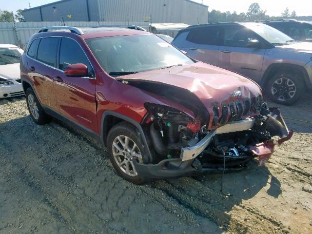 1C4PJMCS8GW253591 - 2016 JEEP CHEROKEE L RED photo 1