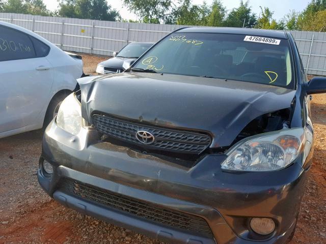 2T1KR32E55C407687 - 2005 TOYOTA MATRIX CHARCOAL photo 9