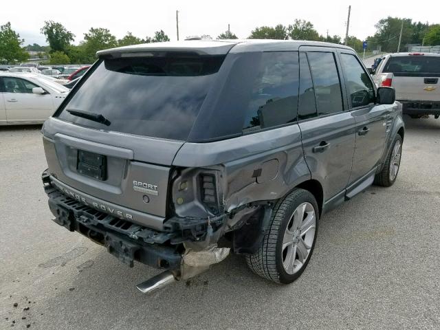 SALSH2E49BA279723 - 2011 LAND ROVER RANGE ROVE GRAY photo 4