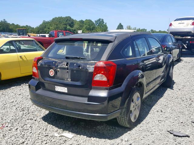 1B3HB48B77D529721 - 2007 DODGE CALIBER SX BLACK photo 4