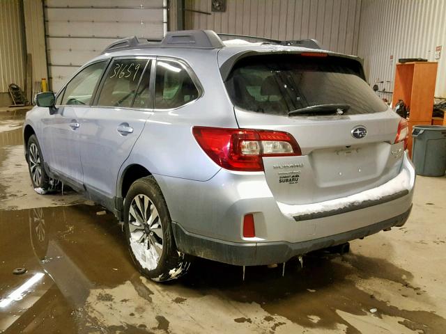 4S4BSFNC6G3273831 - 2016 SUBARU OUTBACK 3. SILVER photo 3