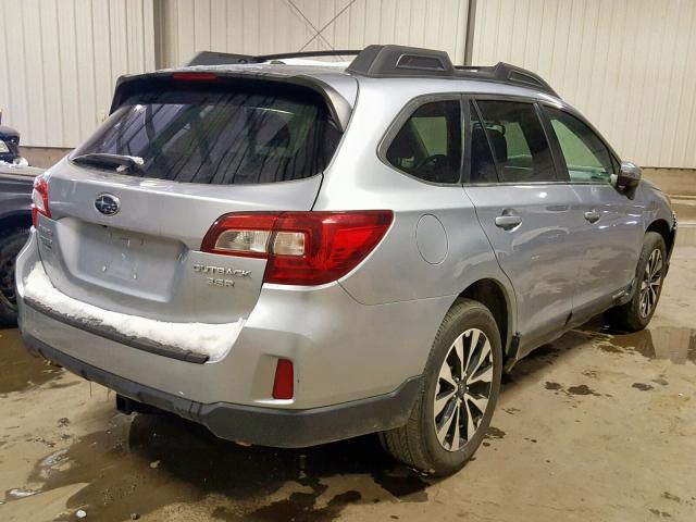 4S4BSFNC6G3273831 - 2016 SUBARU OUTBACK 3. SILVER photo 4