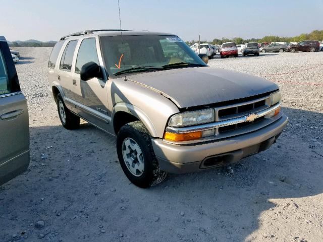 1GNDT13X24K153097 - 2004 CHEVROLET BLAZER BEIGE photo 1