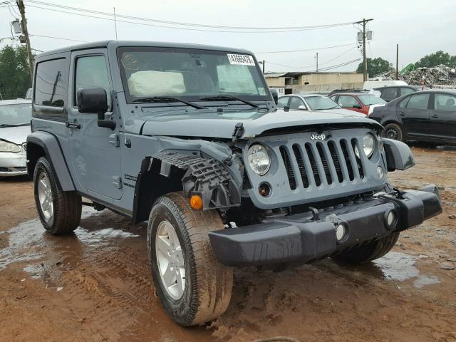 1C4AJWAG6FL550424 - 2015 JEEP WRANGLER S GRAY photo 1