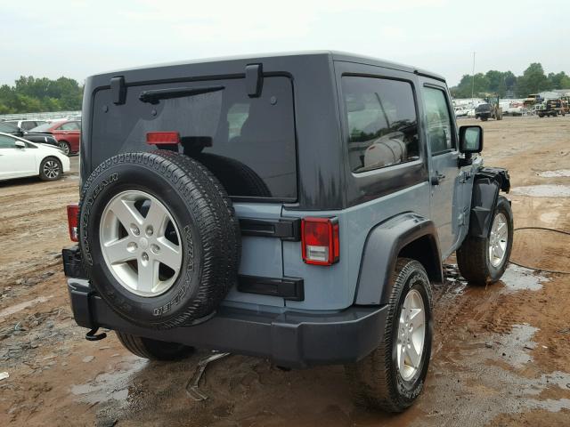 1C4AJWAG6FL550424 - 2015 JEEP WRANGLER S GRAY photo 4