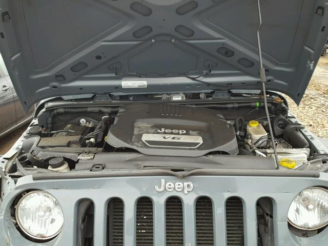 1C4AJWAG6FL550424 - 2015 JEEP WRANGLER S GRAY photo 7