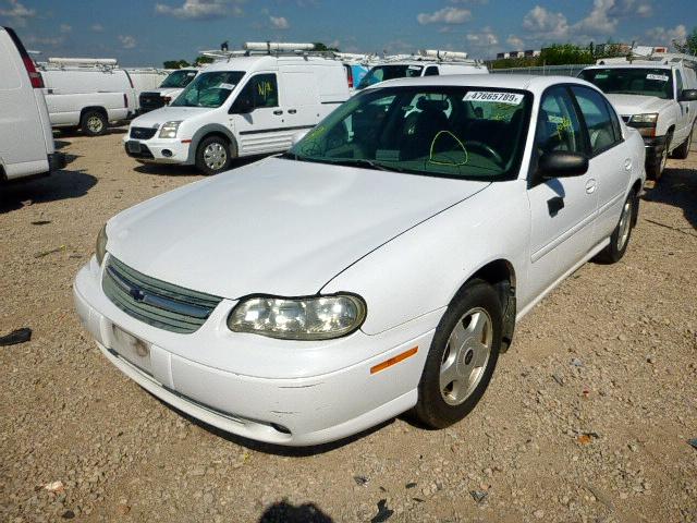 1G1NE52J016143144 - 2001 CHEVROLET MALIBU LS WHITE photo 2