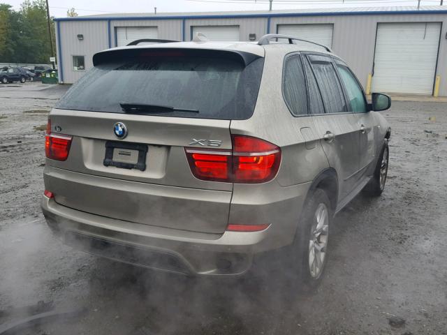 5UXZV4C55BL414706 - 2011 BMW X5 XDRIVE3 GOLD photo 4