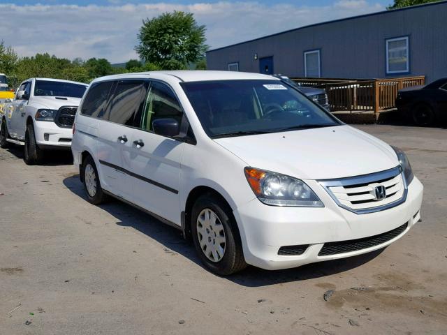 5FNRL38219B043802 - 2009 HONDA ODYSSEY LX WHITE photo 1