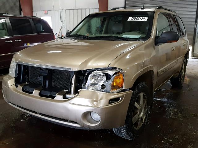 1GKDT13SX42244894 - 2004 GMC ENVOY TAN photo 2