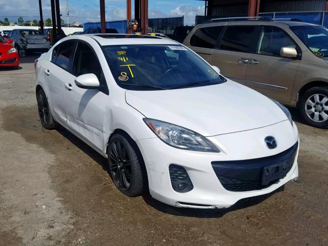 JM1BL1W56C1567630 - 2012 MAZDA 3 S WHITE photo 1