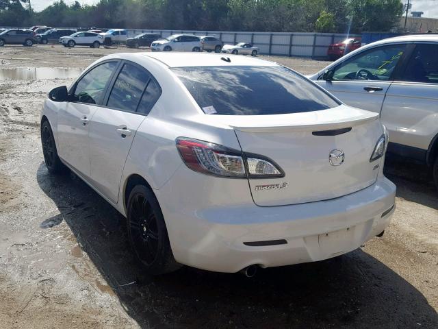 JM1BL1W56C1567630 - 2012 MAZDA 3 S WHITE photo 3