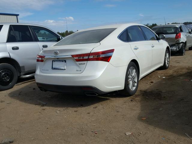 4T1BK1EB6EU086557 - 2014 TOYOTA AVALON BAS WHITE photo 4