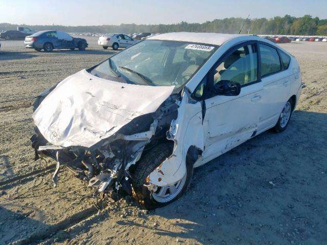 JTDKB20U640044740 - 2004 TOYOTA PRIUS WHITE photo 2