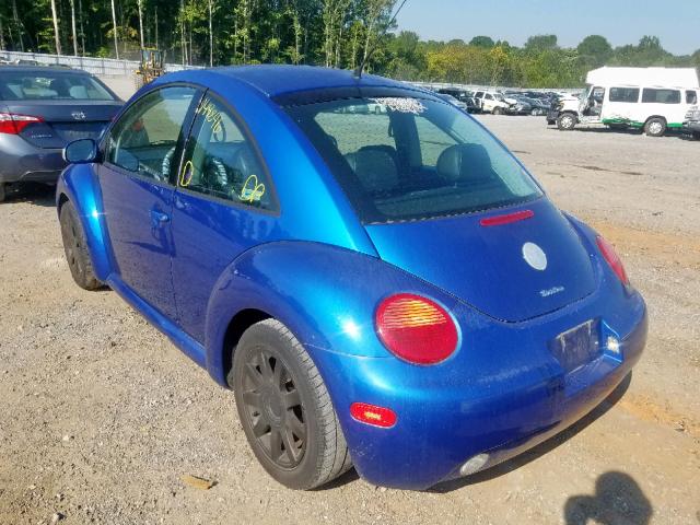 3VWCD21C23M433839 - 2003 VOLKSWAGEN NEW BEETLE ლურჯი ფოტო 3