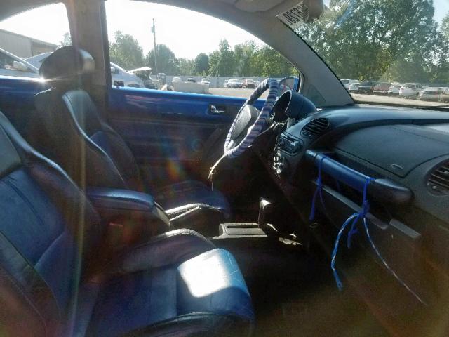 3VWCD21C23M433839 - 2003 VOLKSWAGEN NEW BEETLE ლურჯი ფოტო 5