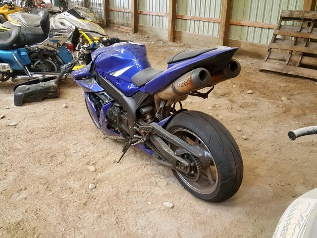 JYARN13N94A000628 - 2004 YAMAHA YZFR1 BLUE photo 3