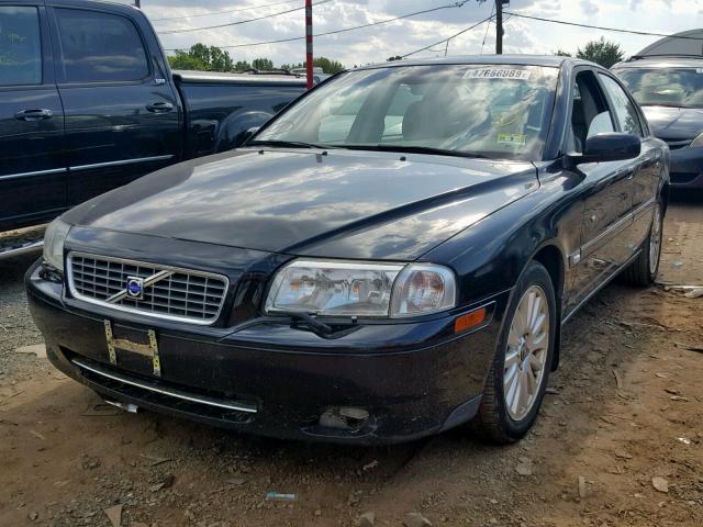 YV1TH592161426557 - 2006 VOLVO S80 2.5T BLACK photo 2