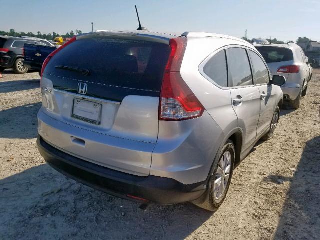 2HKRM3H79DH513562 - 2013 HONDA CR-V EXL SILVER photo 4