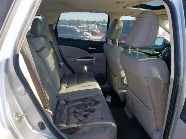 2HKRM3H79DH513562 - 2013 HONDA CR-V EXL SILVER photo 6