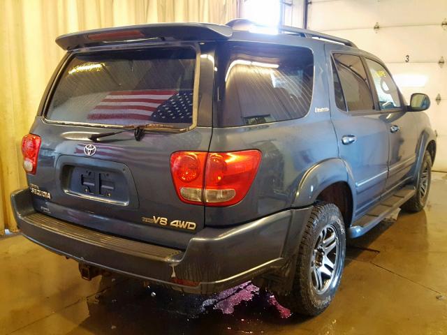 5TDBT48A65S252344 - 2005 TOYOTA SEQUOIA LI BLUE photo 4