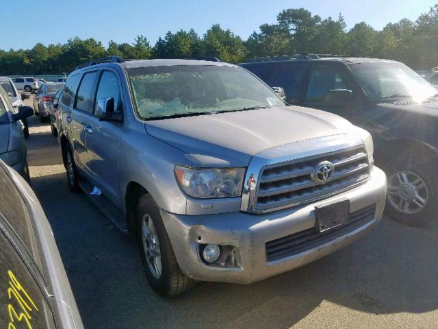 5TDBY68A28S022446 - 2008 TOYOTA SEQUOIA LI SILVER photo 1