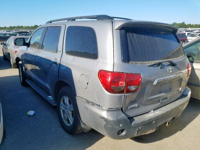 5TDBY68A28S022446 - 2008 TOYOTA SEQUOIA LI SILVER photo 3