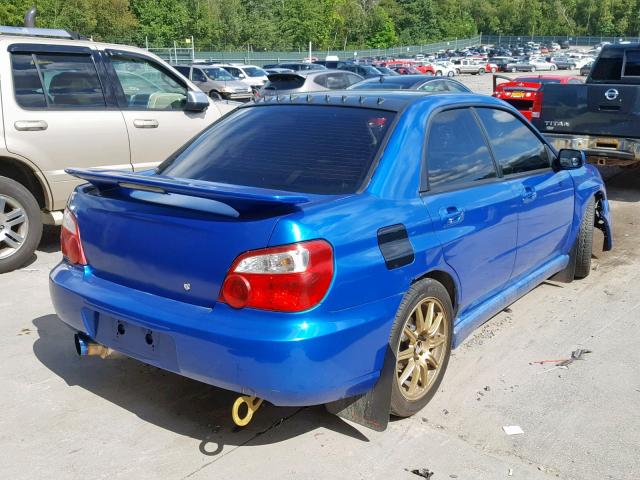 JF1GD29674G524562 - 2004 SUBARU IMPREZA WR BLUE photo 4