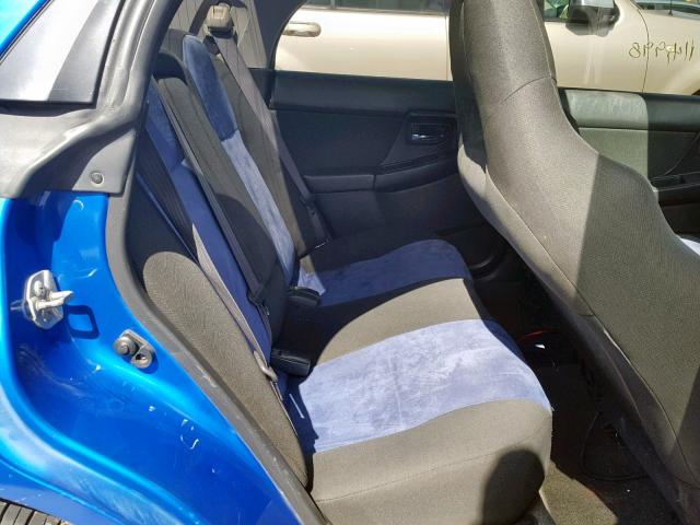 JF1GD29674G524562 - 2004 SUBARU IMPREZA WR BLUE photo 6