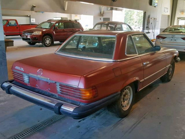 10704412019000 - 1974 MERCEDES-BENZ 450SL BURGUNDY photo 10