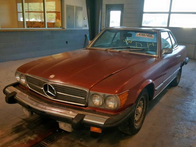 10704412019000 - 1974 MERCEDES-BENZ 450SL BURGUNDY photo 2