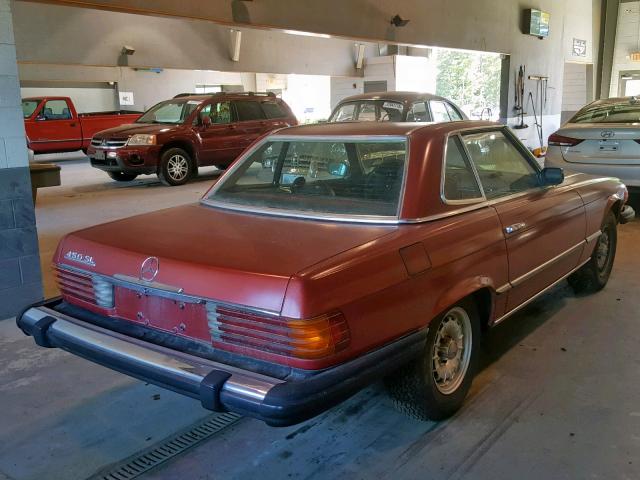 10704412019000 - 1974 MERCEDES-BENZ 450SL BURGUNDY photo 4