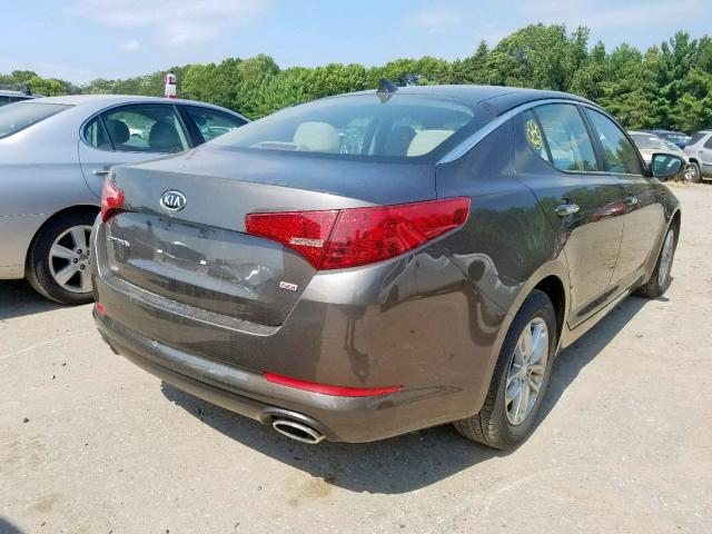 5XXGM4A71CG088842 - 2012 KIA OPTIMA BROWN photo 4