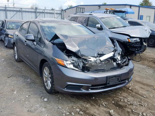 2HGFB2F94CH523755 - 2012 HONDA CIVIC EXL 灰色 照片 1