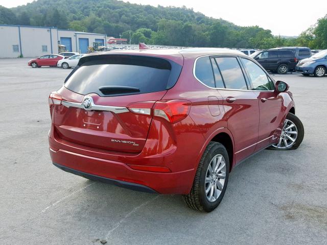 LRBFX2SA7KD033479 - 2019 BUICK ENVISION E RED photo 4