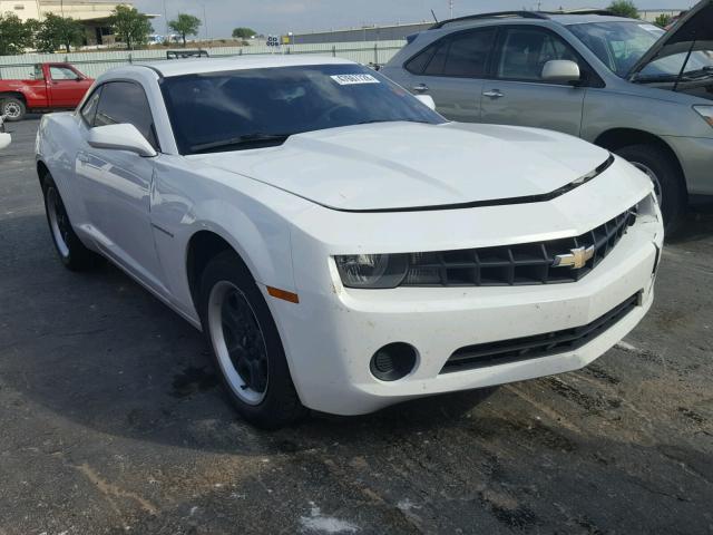 2G1FE1EVXA9188337 - 2010 CHEVROLET CAMARO LS WHITE photo 1