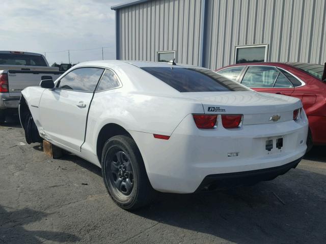 2G1FE1EVXA9188337 - 2010 CHEVROLET CAMARO LS WHITE photo 3