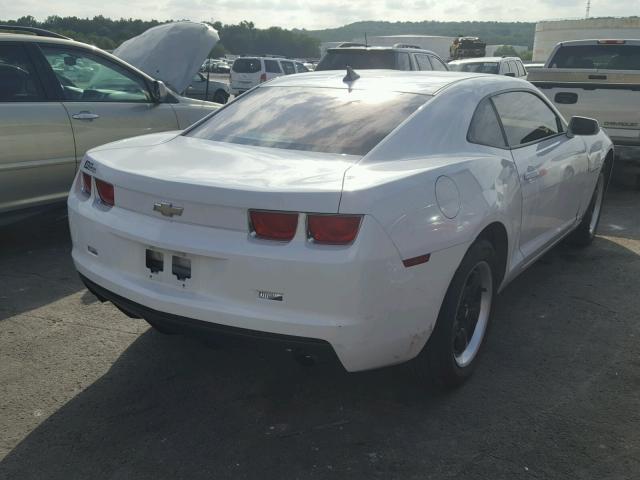 2G1FE1EVXA9188337 - 2010 CHEVROLET CAMARO LS WHITE photo 4