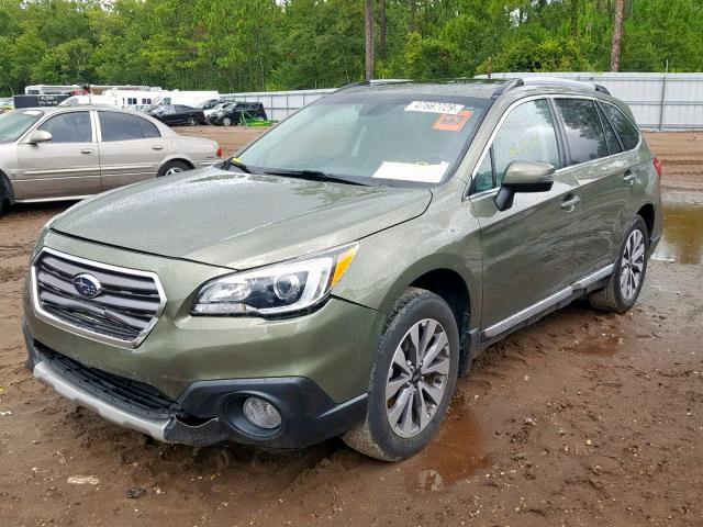 4S4BSATC3H3361307 - 2017 SUBARU OUTBACK TO GREEN photo 2