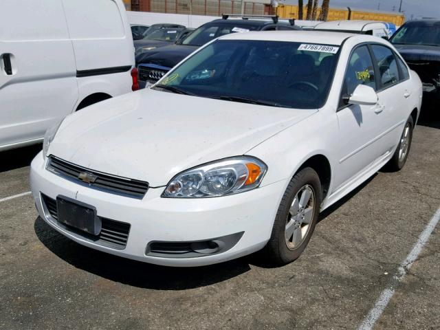 2G1WG5EK5B1234096 - 2011 CHEVROLET IMPALA LT WHITE photo 2