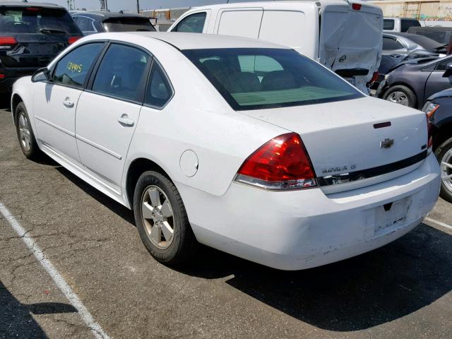 2G1WG5EK5B1234096 - 2011 CHEVROLET IMPALA LT WHITE photo 3