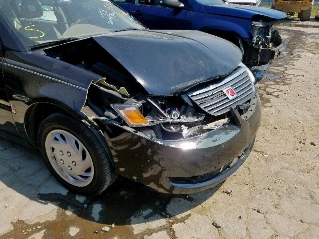 1G8AJ55F56Z159087 - 2006 SATURN ION LEVEL BLACK photo 9