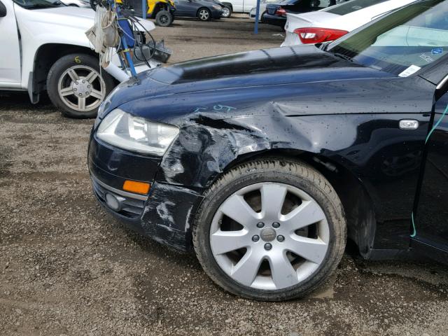 WAUKH74F26N090432 - 2006 AUDI A6 AVANT Q GRAY photo 9