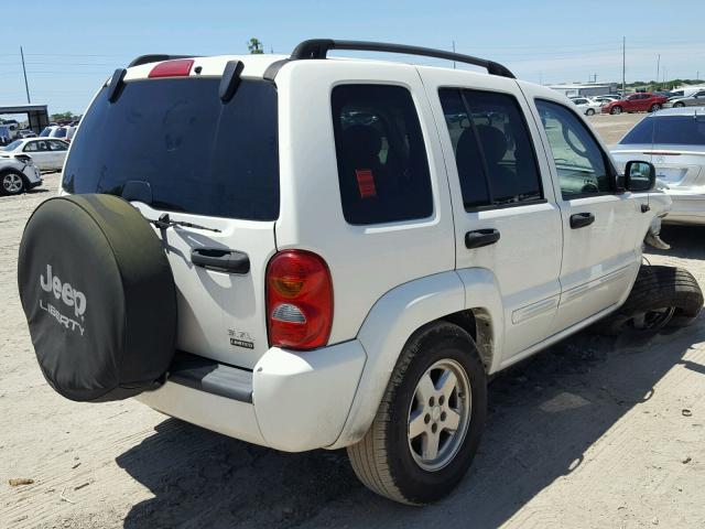 1J4GK58K24W219020 - 2004 JEEP LIBERTY LI WHITE photo 4